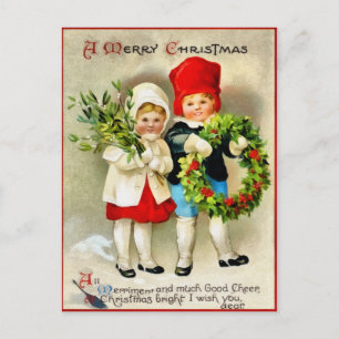 Clapsaddle Christmas Postcard Feestdagenkaart