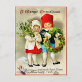 Clapsaddle Christmas Postcard Feestdagenkaart (Voorkant)