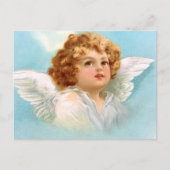 Clapsaddle: De charmante Engel van het Nieuwjaar Feestdagenkaart (Voorkant)