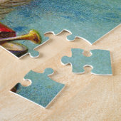 Clapsaddle: Kerstangel met speelgoed Legpuzzel (Zijkant)