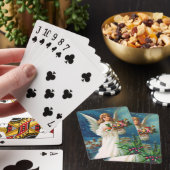 Clapsaddle: Kerstangel met speelgoed Pokerkaarten (Insitu)