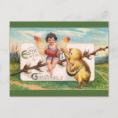 Clapsaddle: Muziek maken van Paasfee Feestdagenkaart (Voorkant)