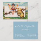 Clapsaddle: Snellere muziek Visitekaartje (Voorkant / Achterkant)