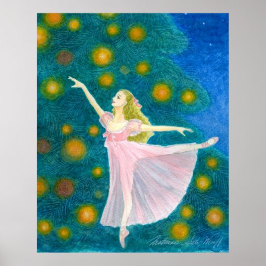 Clara Ballet Art Print (Voorkant)