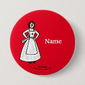 Clara Barton Nurse Button (Voorkant)