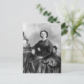 Clara Barton Portrait ~  1866 Foto Briefkaart (Staand voorkant)