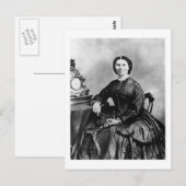Clara Barton Portrait ~ 1866 Foto Briefkaart (Voorkant / Achterkant)