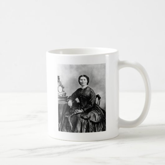 Clara Barton Portrait ~ 1866 Foto Koffiemok (Rechts)