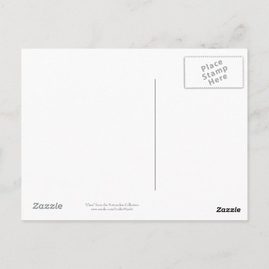 Clara-Briefkaart (aanpasbaar) Briefkaart (Achterkant)