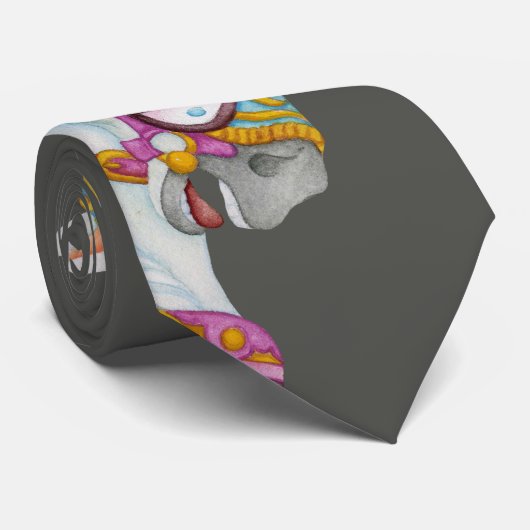 Clara Carousel Horse Stropdas (Opgerold)