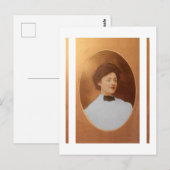 Clara "Claire" Sage Talla Johnson 1909 Briefkaart (Voorkant / Achterkant)