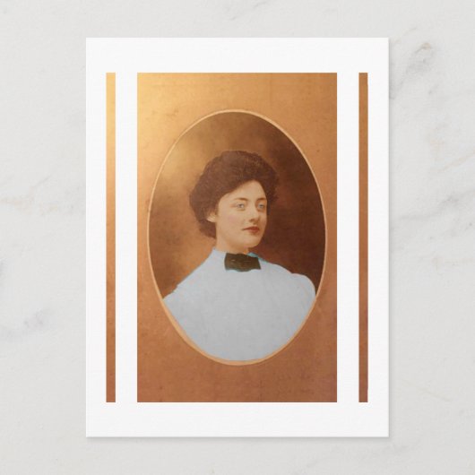 Clara "Claire" Sage Talla Johnson 1909 Briefkaart (Voorkant)