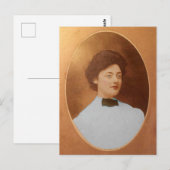 Clara "Claire" Sage Talla Johnson 1909 Briefkaart (Voorkant / Achterkant)