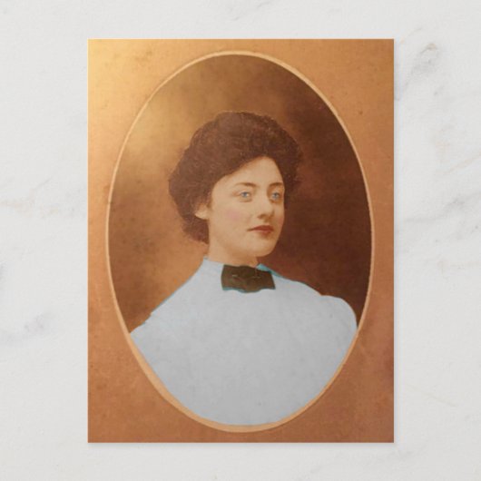 Clara "Claire" Sage Talla Johnson 1909 Briefkaart (Voorkant)