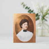 Clara "Claire" Sage Talla Johnson 1909 Briefkaart (Staand voorkant)