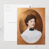 Clara "Claire" Sage Talla Johnson 1909 Briefkaart (Voorkant / Achterkant)
