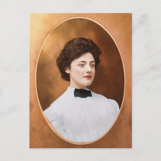 Clara "Claire" Sage Talla Johnson 1909 Briefkaart (Voorkant)