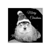 Clara Claus Groundhog Kerst Rubber Stamp Rubberstempel (Afrduk)
