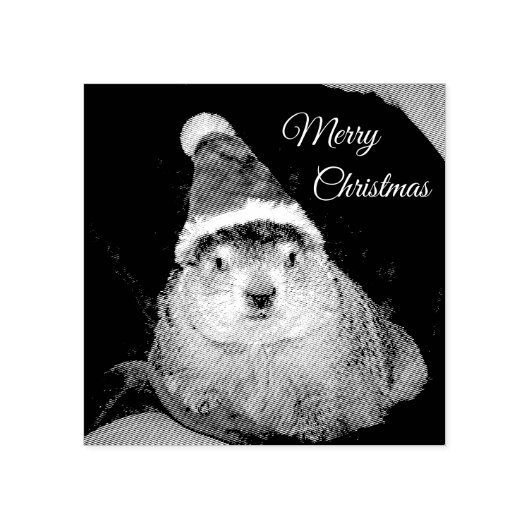 Clara Claus Groundhog Kerst Rubber Stamp Rubberstempel (Afrduk)