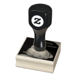 Clara Claus Groundhog Kerst Rubber Stamp Rubberstempel