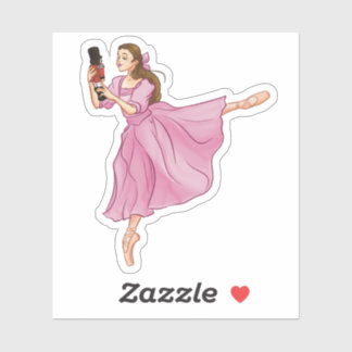 Clara en de Notenkraker Ballerina Ballet Sticker