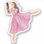 Clara en de Notenkraker Ballerina Ballet Sticker (Voorkant)