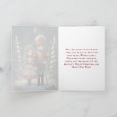 Clara en de Notenkraker Klassiek Ballet Kerstmis Feestdagen Kaart (Binnen)