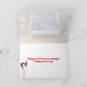 Clara en de Notenkraker Stahlbaum Huis Ballet Feestdagen Kaart (Binnen)