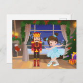 Clara en de Nutkraker het Stahlbaum House Feestdagenkaart (Voorkant / Achterkant)