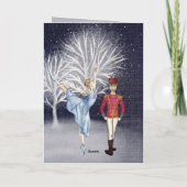 Clara en de Nutkraker Land van Snow Ballet Feestdagen Kaart (Achterkant)