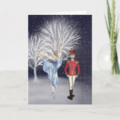 Clara en de Nutkraker Land van Snow Ballet Feestdagen Kaart (Voorkant)