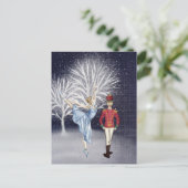 Clara en de Nutkraker Prince the Land of Snow Feestdagenkaart (Staand voorkant)