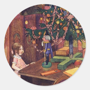 Clara en de Nutkraker Ronde Sticker