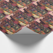 Clara en de Nutkraker Vintage Kerstmis Cadeaupapier (Hoek)