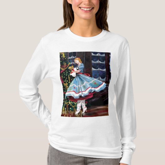 Clara en haar Nutcracker Long-Sleeved T-Shirt (Voorkant)