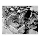 Clara en Maude Groundhog Kerstmis Rubber Stamp Rubberstempel (Afrduk)