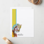 Clara Hallo. Enkele Notitiekaartjes (Voorkant / Achterkant in situ)