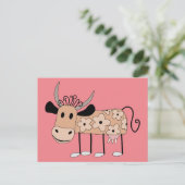 Clara het Koe Briefkaart (Staand voorkant)