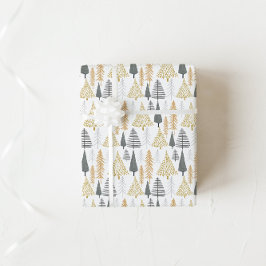 CLARA modern kerstboompapier voor kerstboominslag Cadeaupapier