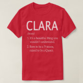 Clara Naam Gift 154 T-shirt (Design voorkant)