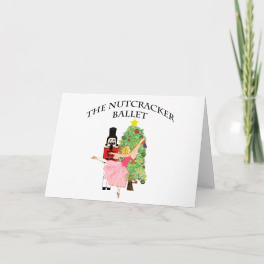 clara_nutcracker Kerstmis Feestdagen Kaart (Voorkant)
