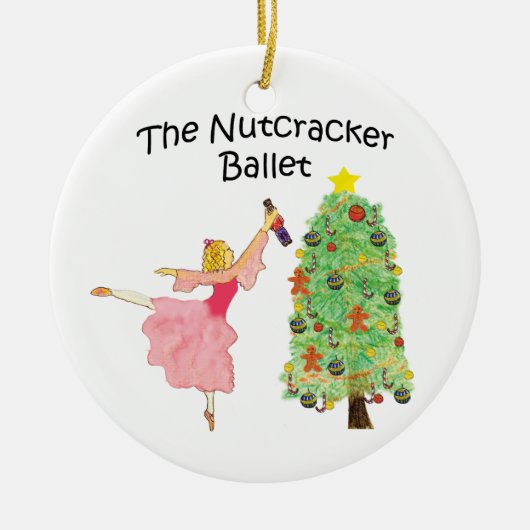 Clara_Nutkraker 2010 xmas Keramisch Ornament (Voorkant)