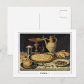 Clara Peeters #10 - Kunstmatig Briefkaart (Voorkant / Achterkant)