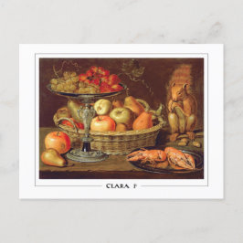 Clara Peeters #11 - Briefkaart met fijne kunst