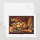 Clara Peeters #11 - Briefkaart met fijne kunst (Voorkant / Achterkant)