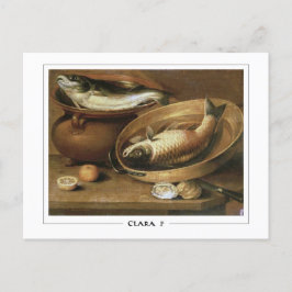 Clara Peeters #12 - Briefkaart met fijne kunst