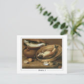 Clara Peeters #12 - Briefkaart met fijne kunst (Staand voorkant)