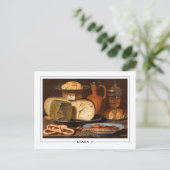 Clara Peeters #1 - Briefkaart met fijne kunst (Staand voorkant)