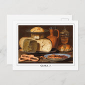 Clara Peeters #1 - Briefkaart met fijne kunst (Voorkant / Achterkant)