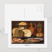 Clara Peeters #1 - Kunstkaart Briefkaart (Voorkant / Achterkant)